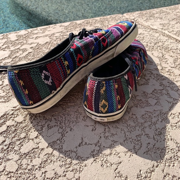 Aztec Lace-Up Vans - Picture 3 of 3